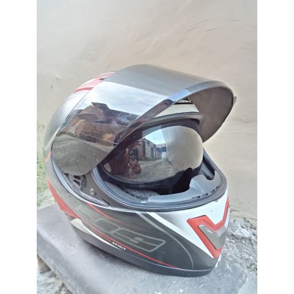 helm njs fullface double visor