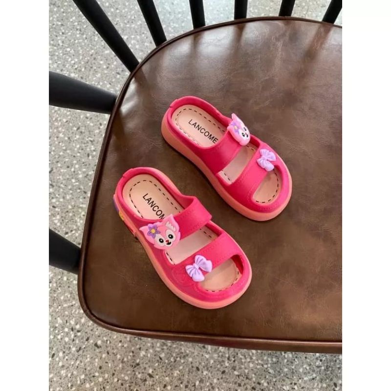 SANDAL ANAK PEREMPUAN DOUBLE STRAP KUCING IMPORT