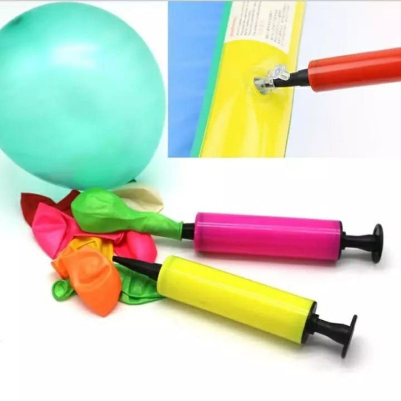 Alat Pompa Balon Manual Tangan Balloon Bola Pelampung Ban Renang — 10