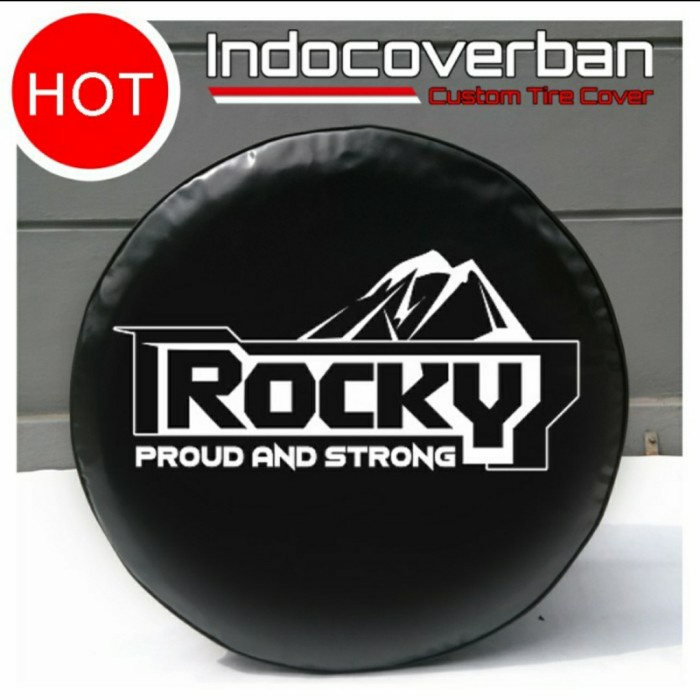 Cover ban sarung ban serep custom mobil Daihatsu Rocky 2