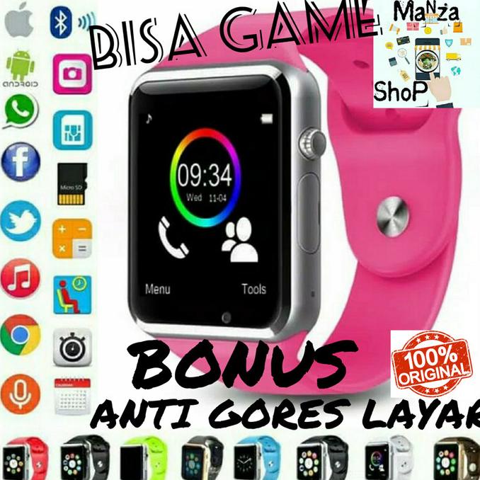JAM HP ANAK ANDROID JAMAN NOW SMART WATCH KEKINIAN BISA TELPON SMS DLL