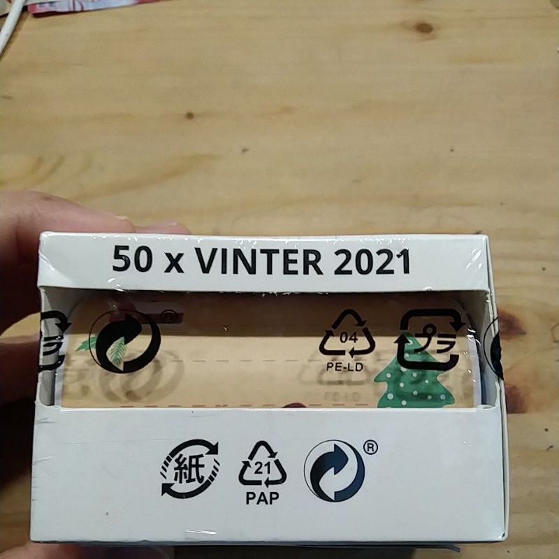 

IKEA Stiker tempelan nama kado hadiah natal sticker 50 pc label kado natal