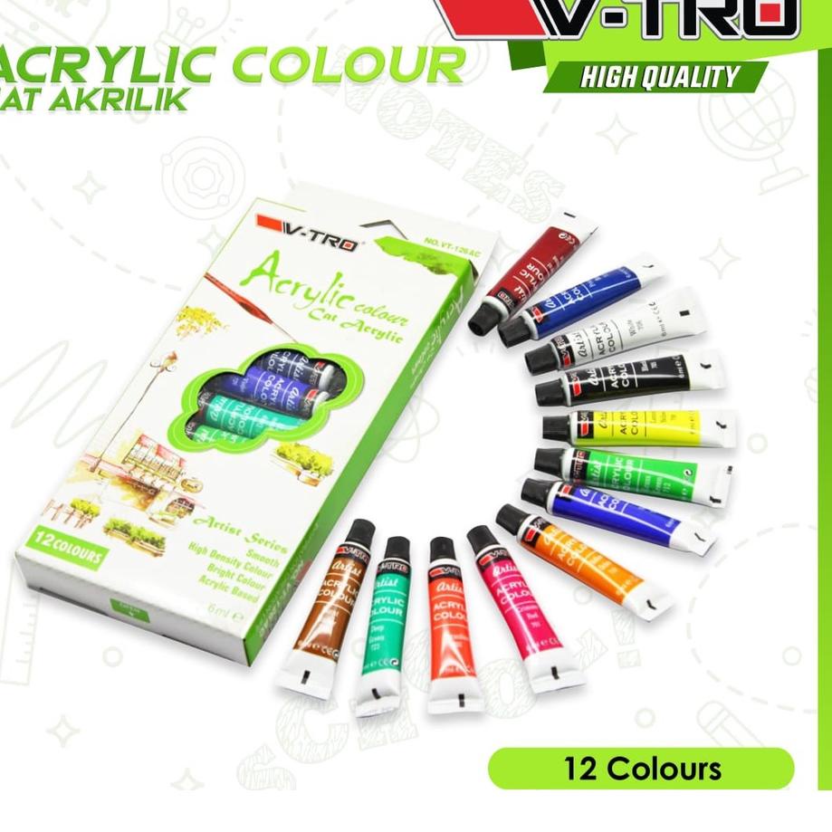 

Kualitas Oke Cat Akrilik Acrylic Color -12 Warna Colors 825➤