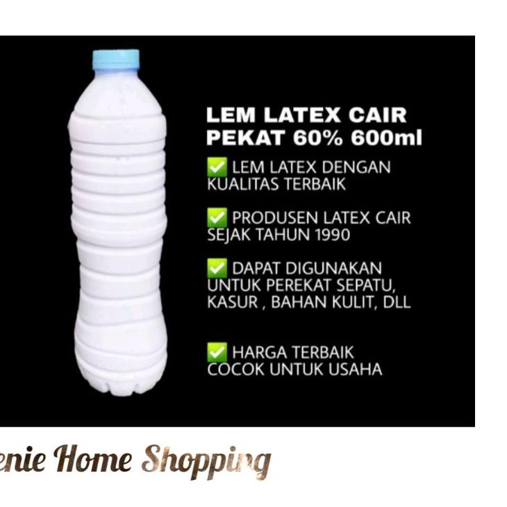 

❰6VNB4-C Lem Latex Murni 60% Cair 500gram 141ྉ