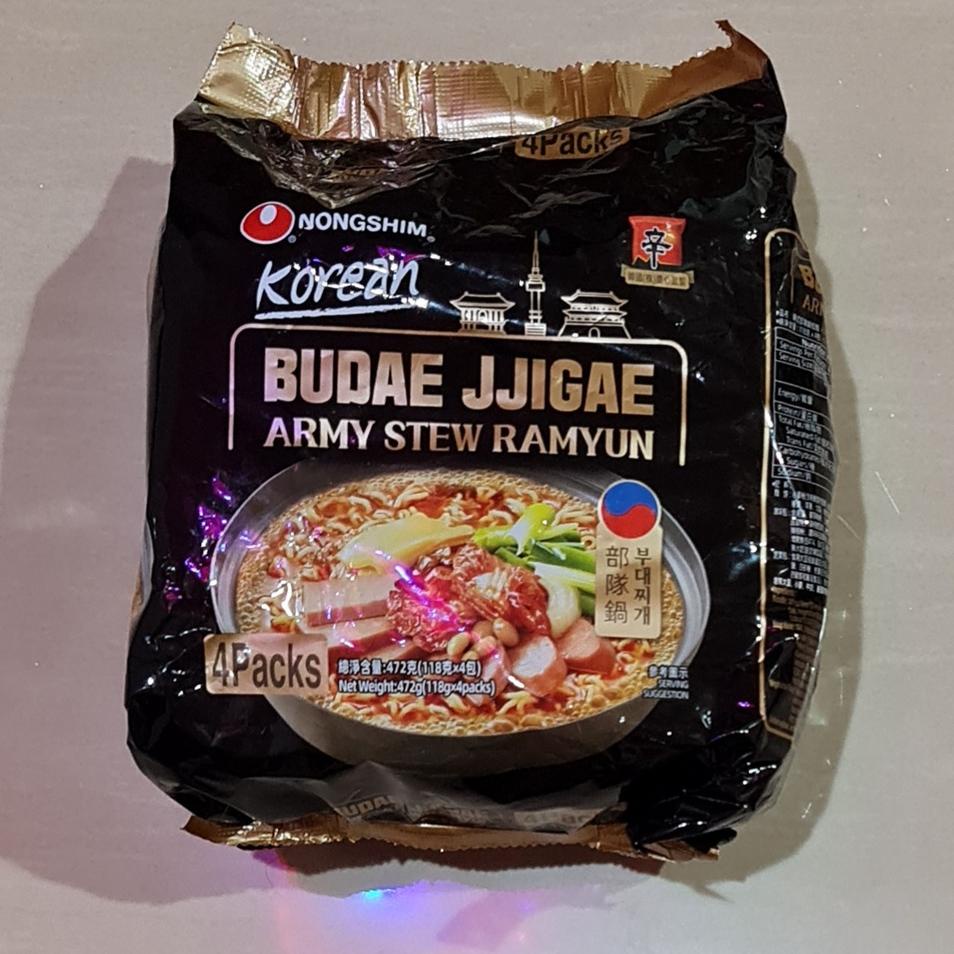 

Nongshim Korean Budae Jjigae Army Stew Ramyun 4 X 118 Gram