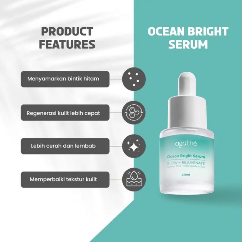 AGATHE OCEAN BRIGHT SERUM SALMON DNA - GLOW AND HEALTHY SKIN