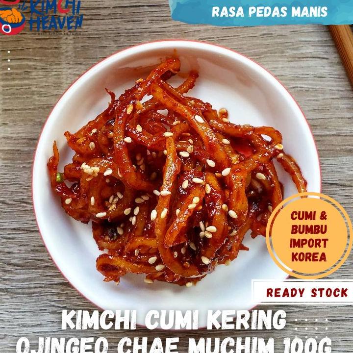 

Ojingeo Chae Muchim 100G Kimchi Cu Kering Juhi Pedas Manis Makanan Korea Korean Food Kfood Kimchi Korea Halal Import Korea Cu Asin Kimchi Heaven