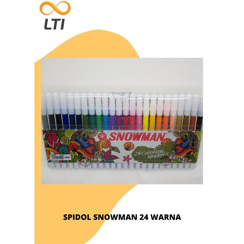 

SPIDOL SNOWMAN 24 WARNA PW-24A .