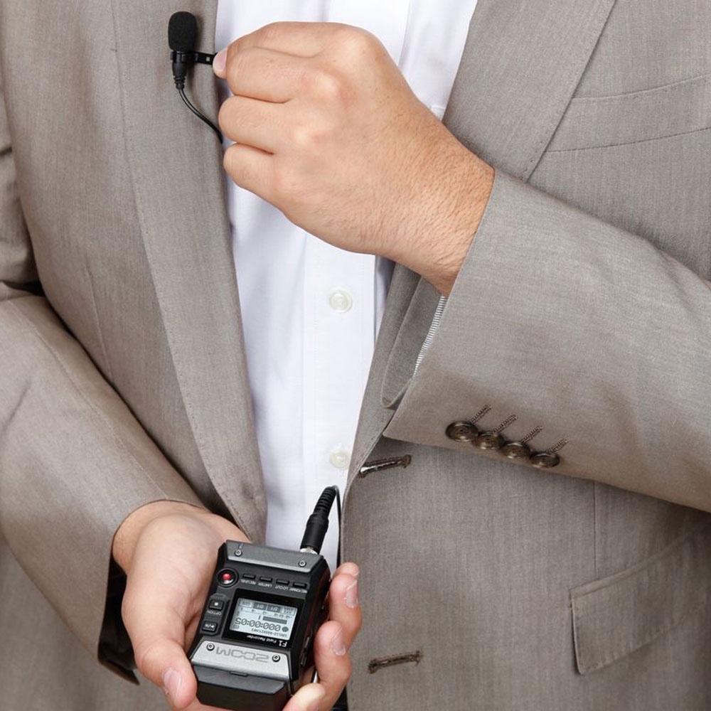 Zoom F1-LP Field Recorder + Lavalier Mic With LMF-1, BCF-1