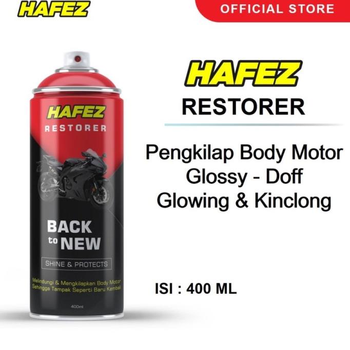HAFEZ RESTORER - Pengkilap & Penghitam Body Motor
