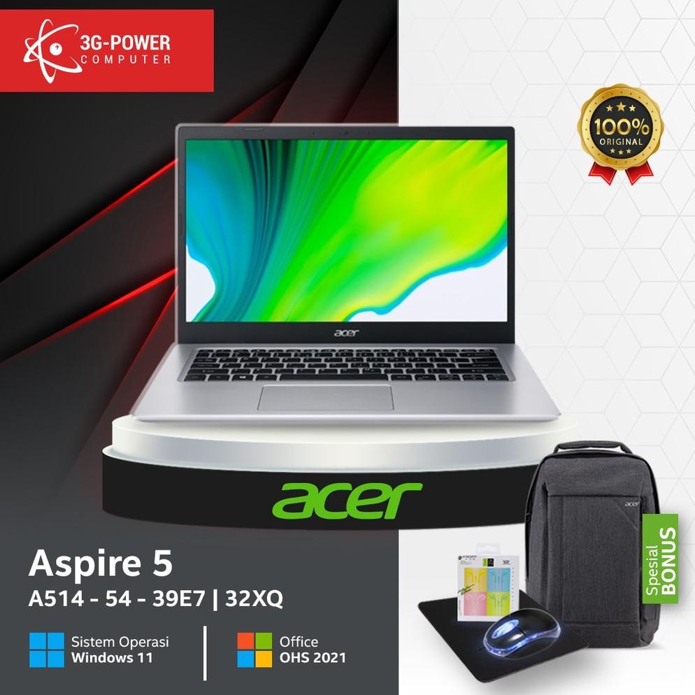 

ACER ASPIRE 5 SLIM 32XQ - NOTEBOOK - [CORE I3-1115G4 / 4GB-8GB DDR4 / SSD 512GB NVME / 14" HD / UHD GRAPHICS/ WIN 11 + OHS] .