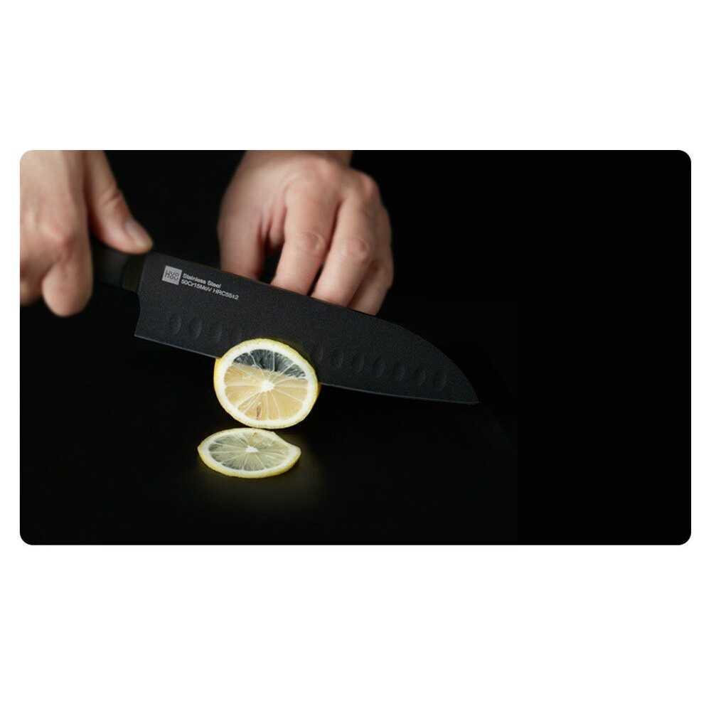 Huohou Set Pisau Dapur &amp; Holder Kitchen Knife 5 in 1 - HU0076