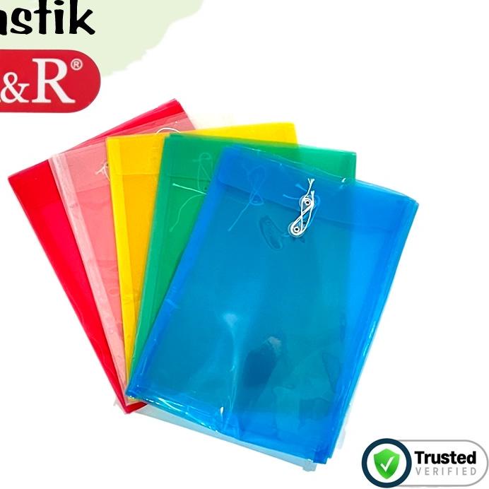 

Diskon | KP8 | Map Tali Plastik Transparan Folio F4 R&R