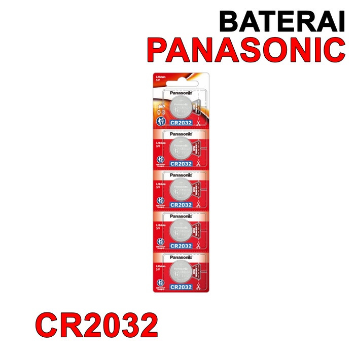 Baterai CR2032 PANASONIC Battrey CR 2032 3V
