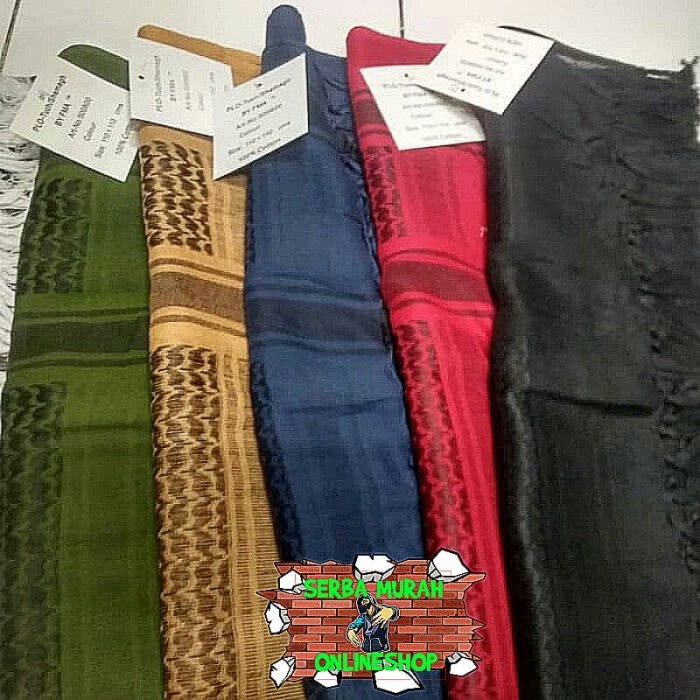 Sorban Sorban Tactical / Shemagh(G1Q3) IMPORT PREMIUM Sorban Arab Sorban Panjang Sorban Haji BISA CO