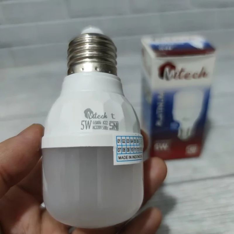 MITECH PLATINUM LAMPU LED T BULB 5W CAPSULE SNI BERGARANSI 1 TAHUN