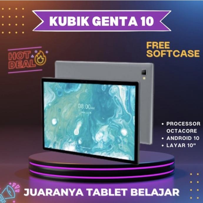 $$$$] Tablet Android Kubik Genta 10 inch 2/32gb 4G Garansi Resmi