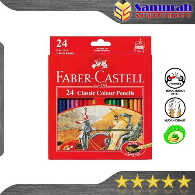 

Pensil Warna Faber Castell 24 Warna Classic Color Pencil Faber-Castell