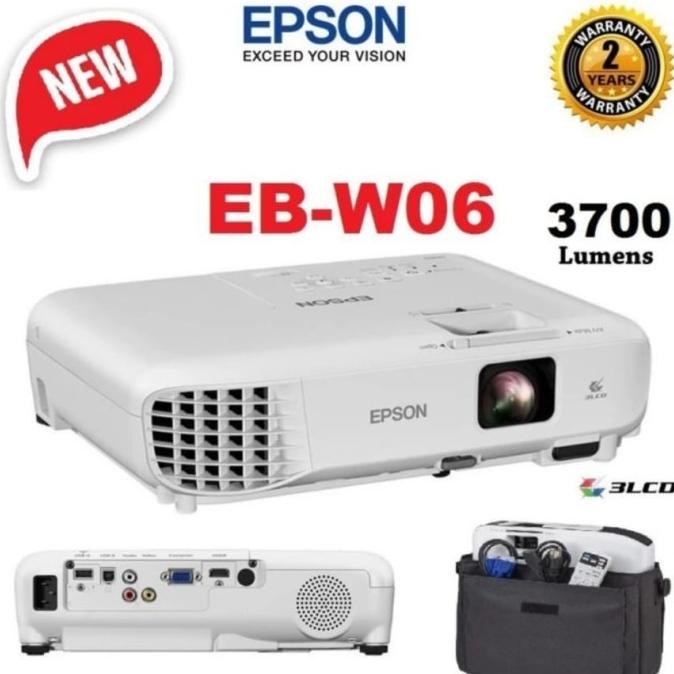 Projector Epson EB W06 / PROYEKTOR EPSON EB W06 ---READY---