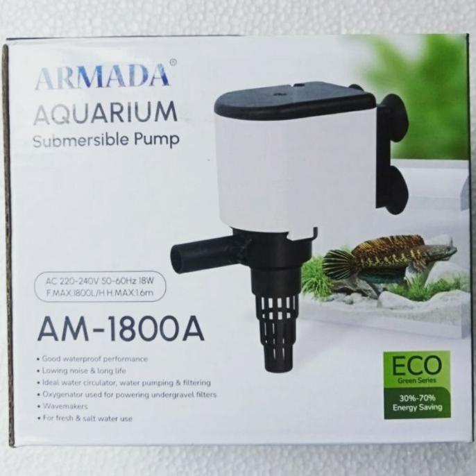 #####] Pompa celup PH 1800 Armada Amara Recent Kiyosaki mesin filter aquarium
