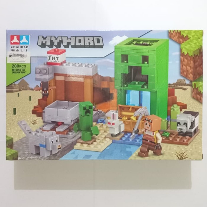 Diskon Spesial Mainan Block Chaobao My World Minecraft Village Ranch Creeper Mine Terbaru