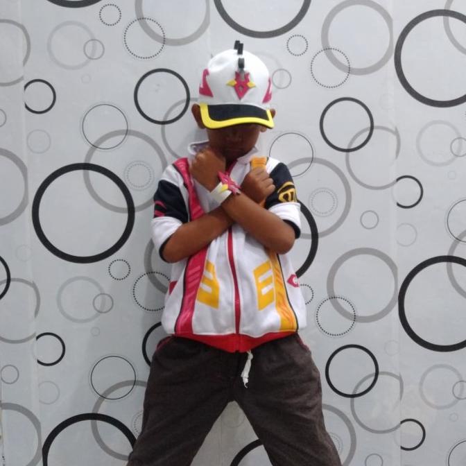 Kostum Boboiboy Supra lengkap kacamata supra