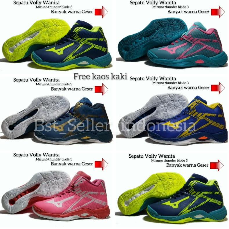 [KODE FSCM0] Sepatu Mizuno Wanita Terlaris Sepatu Olahraga Volly Wanita Terlaris Sepatu Mizuno wave 