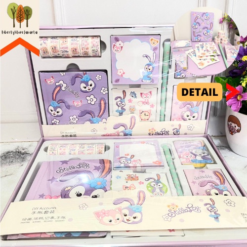 

Terlaris Paket Jurnal 7 In 1 Karakter Duffy Cat Free Box Include Solatip Buku