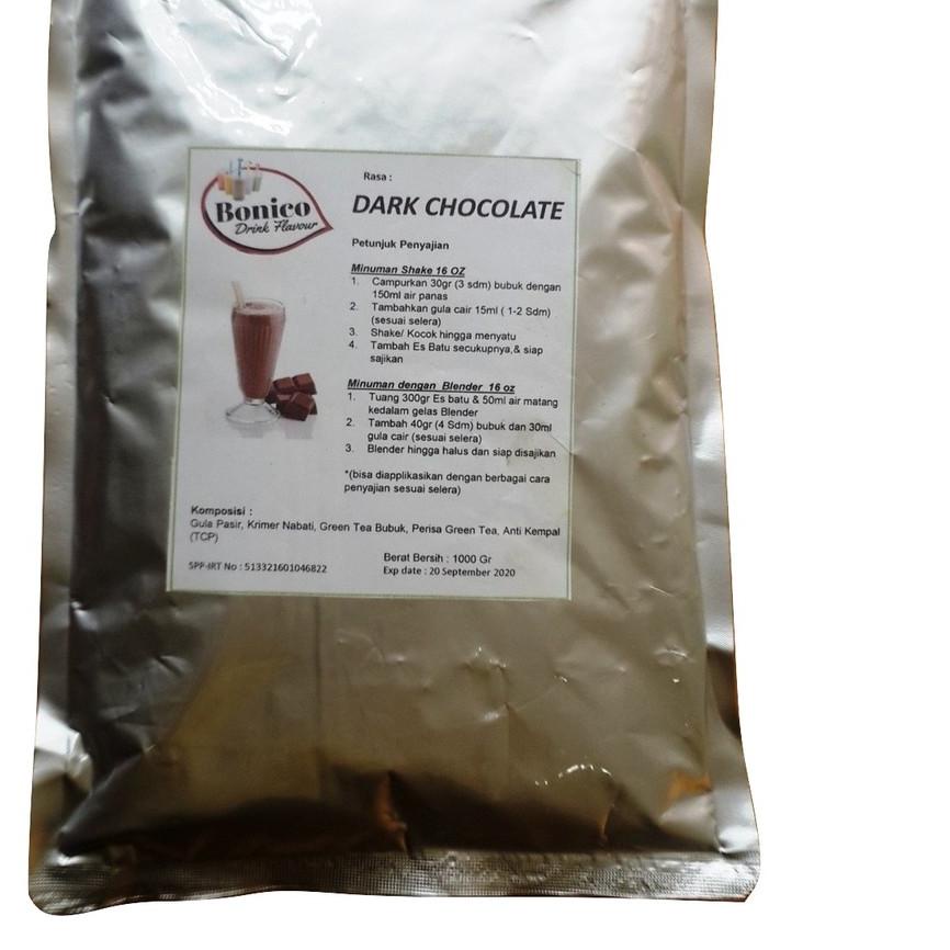 

FLASH SALE BONICO DARK CHOCOLATE powder 1Kg Bubuk minuman kekinian SHAKE MILK ice blend COKLAT HITAM pahit buruan