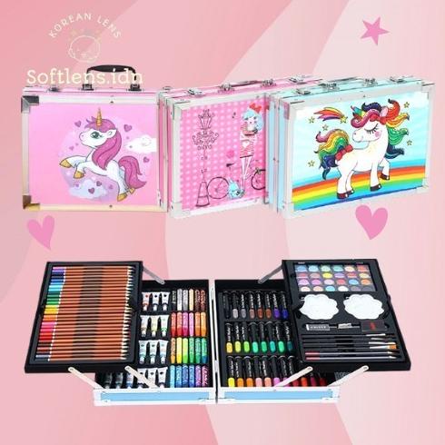 

CRAYON ART SET KOPER SET CRAYON MEWARNAI ANAK ALAT LUKIS ANAK 145 PCS