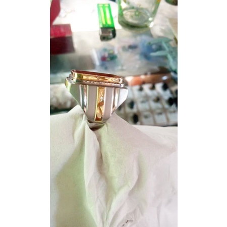 emban ikat ring monel super doff handmade