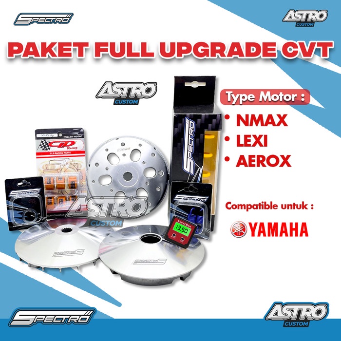 Full Spek CVT Upgrade NMAX AEROX 155 LEXI 125