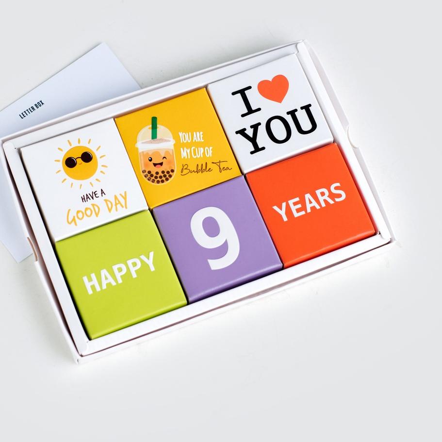 

Terbaru | TD4 | Letter Box - Kado Ulang Tahun Coklat Birthday 3x2