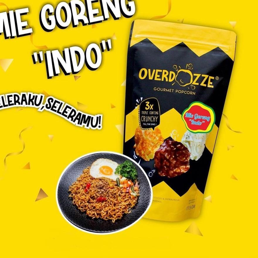 

PROMO✔️Overdozze Popcorn Mie Goreng "Indo" Gourmet Snack Cemilan 115gram