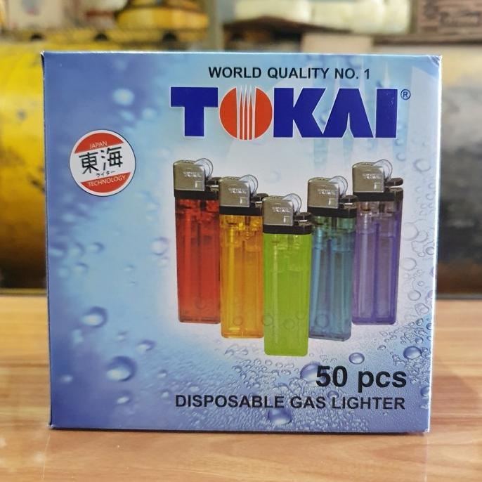 Korek Api TOKAI / Korek Gas TOKAI - 1 Pak Kotak isi 50 Pcs TERMURAH