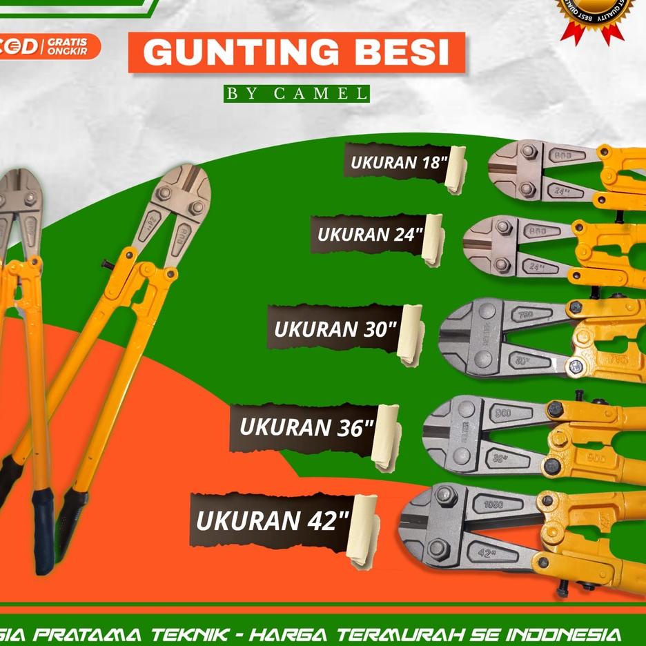 

Top Discount7.7 BELTER Bolt Cutter / GUNTING POTONG BESI 18 24 30 36 42inch - Gunting Beton Besi Kawat BERKUALITAS AWET 258➢
