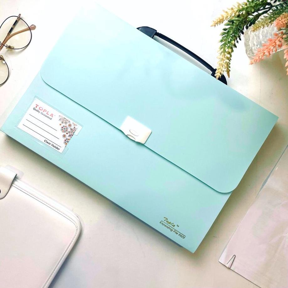 

D1sk0n 10.10☀ TOPLA Map File Folder Document Bag Tas Dokumen File A4 Isi 13 sekat Anti Air Map Expanding File Harmonika Plastik Tas Sekolah Les Berkas A4 Organizer Box Kertas Files Perlengkapan Kantor Alat Tulis Map Organizer 879✪