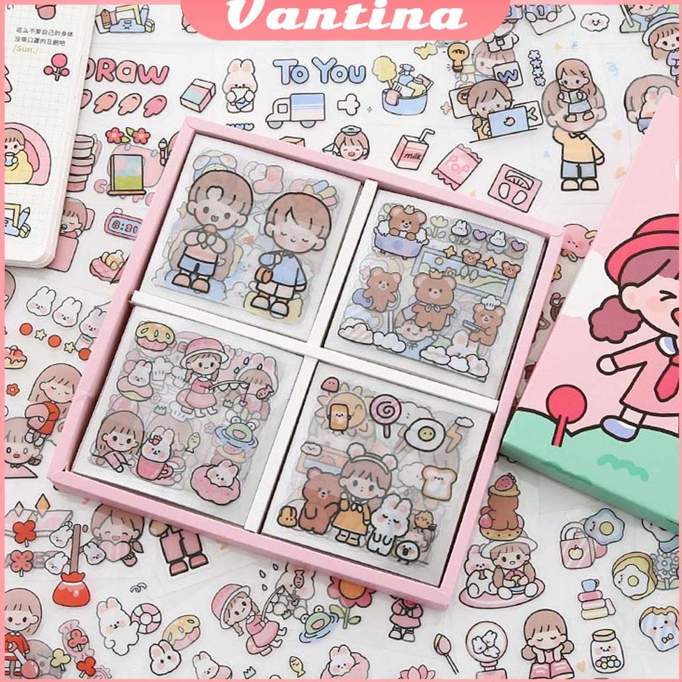 

Model baru - (100 lembar)TELADO Stiker Aesthetic Design DIY/Sticker botol minum 2D plastik anti air/Buku Diary Stiker Motif/Stiker Anti Air Botol Hp Lap Lucu PET Telado ..