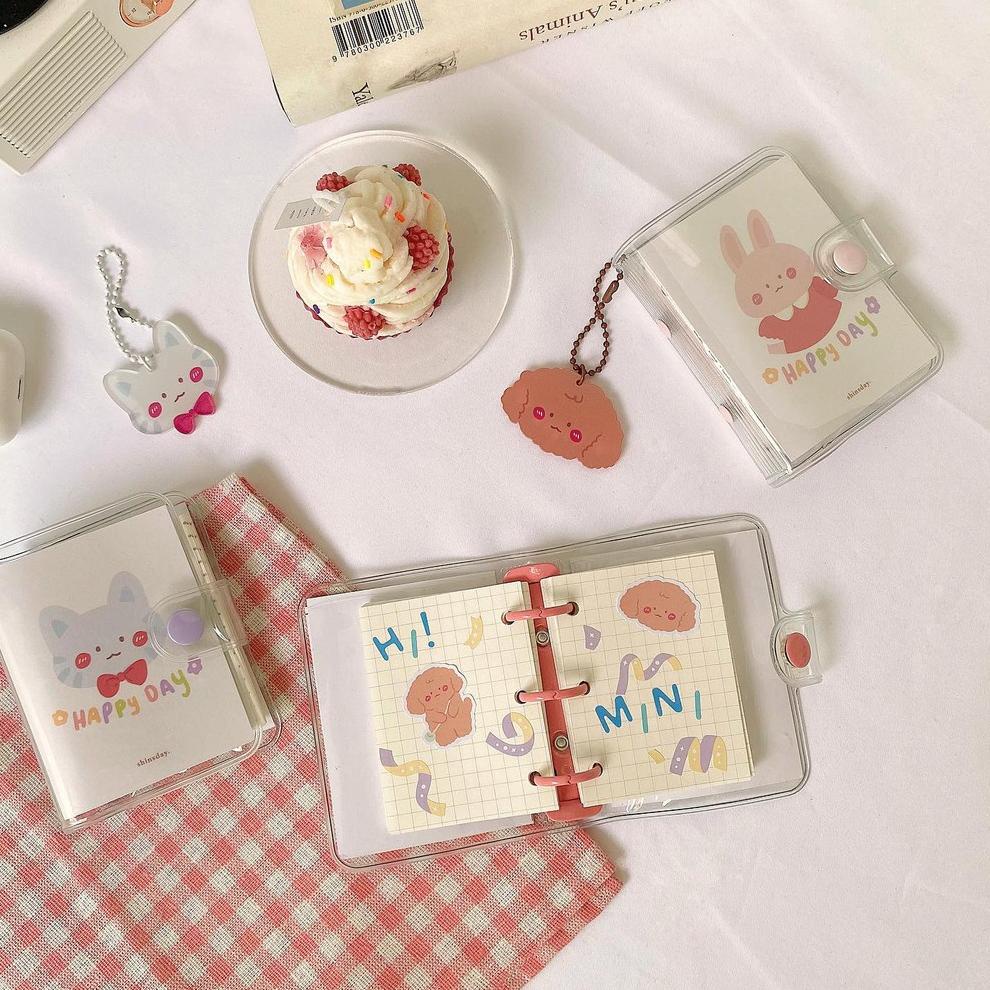 

NEW PRODUCT !!! Mini Binder 3 Rings Notebook Aesthetic [KODE 00]