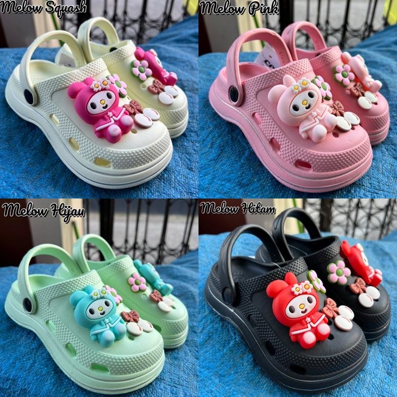COD SANDAL BAIM ANAK FUJI MOTIF MELOW CROCS 