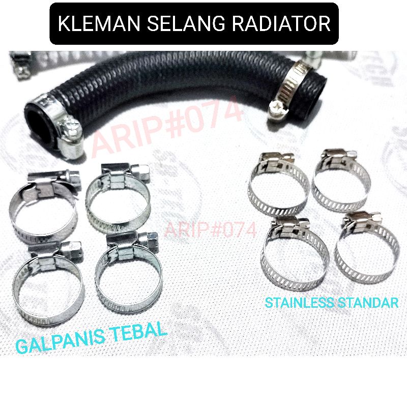 KLEMAN SELANG RADIATOR UNIVERSAL MOTOR KLEM SELANG RADIATOR NINJA R CB150R CBR VIXION R15 MX KING SA