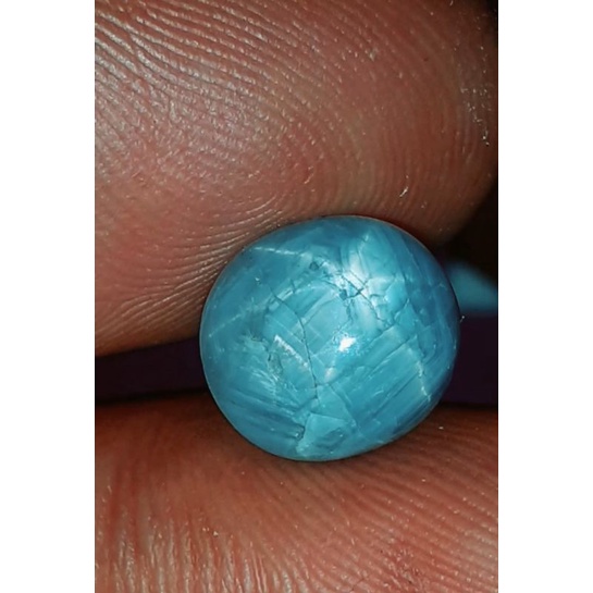 natural [STAR SAPPHIRE BURMA NO HEAT] safir burma emban cincin pria wanita ring perak emas