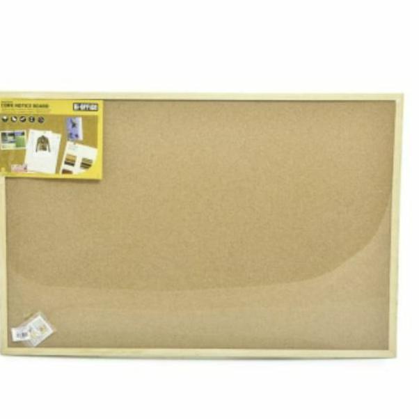 

Promo Spesial✤ Papan Gabus/Cork Board Pin/Papan Mading Kayu Fiber 90x60 cm 741❲❳