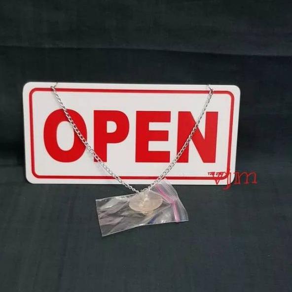 

With Discount9.9 Papan akrilik open close , sign label acrylic open close 639➝