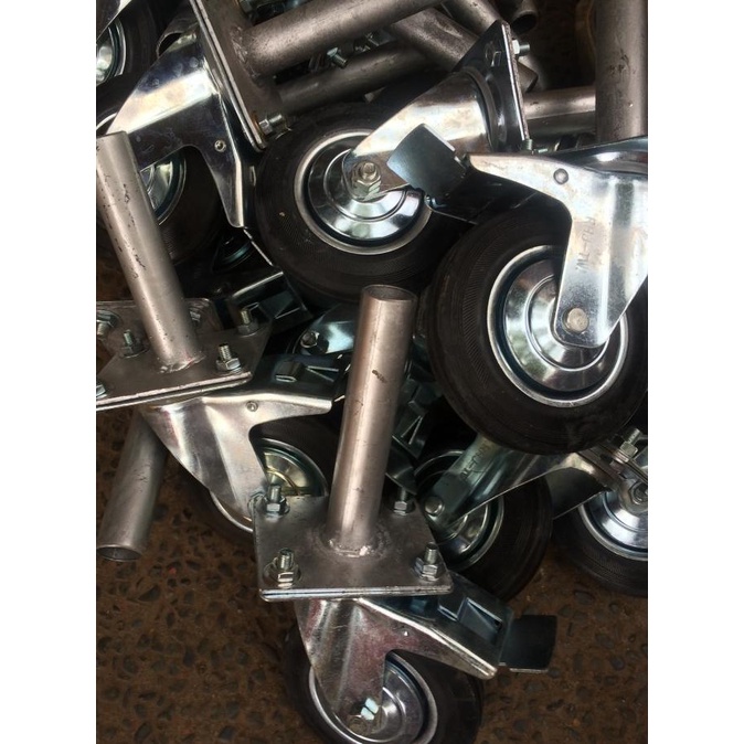 Roda Scaffolding Caster U/ Scaffolding 1 Set Uk. 6 Inchi