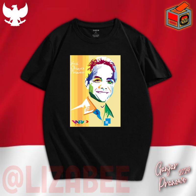 Kaos Ganjar Pranowo Presiden 2024 Terbaru Oversize All Size Jumbo Baju Distro Ganjarist Ganjaris Capres 2024 Terbaru Pdip Jumbo Depan Belakang Lengan Pendek Katun Combed T Shirt Ganjar Pdip Presiden 2024 Kaos Pria Distro Sahabat Ganjar Pranowo Murah Tebal