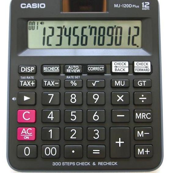 

[NEW PRODUCT !!!] KALKULATOR CASIO MJ 120D PLUS ORIGINAL - KALKULATOR 12 DIGIT - ORIGINAL CASIO [KODE 83]