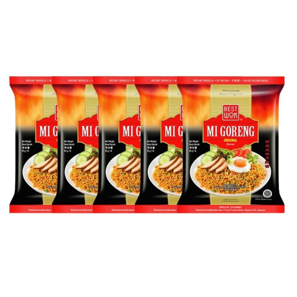 

Di⚡kon !! Best Wok Mi Goreng Mie Instan 5 x 85 gr