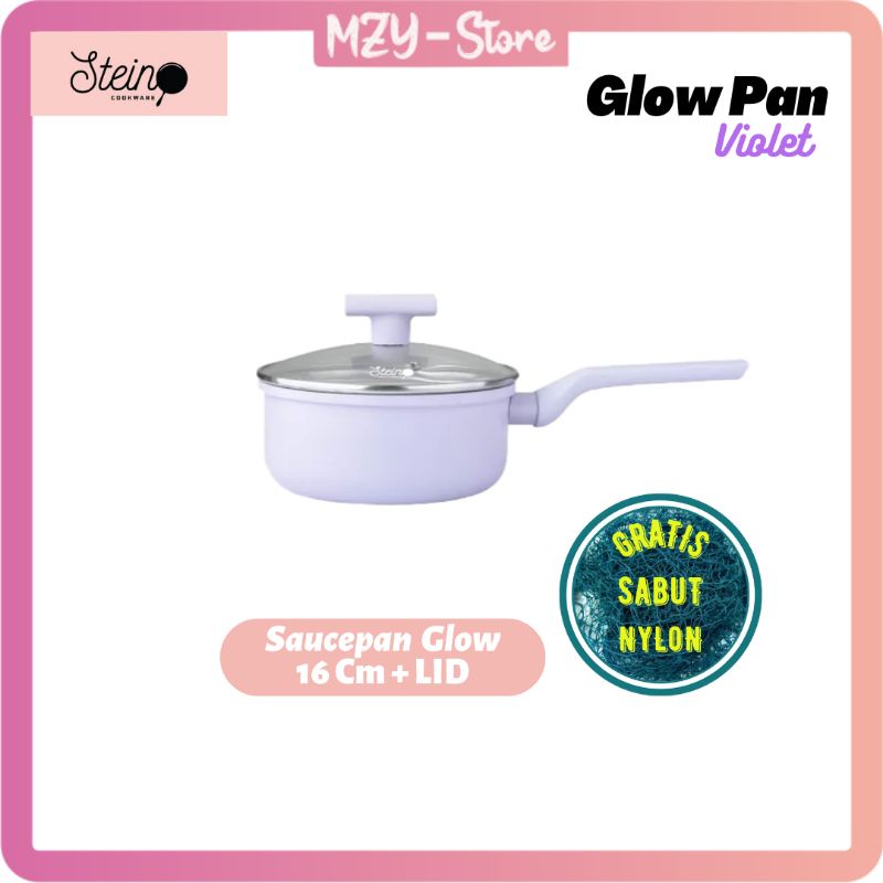 Steincookware Glowpan Violet Glowpan Pink Glowpan Blue Stein Glow Pan Pink Glow Pan Blue Glow Pan Violet Set Complete Set Isi 3 Pan Original