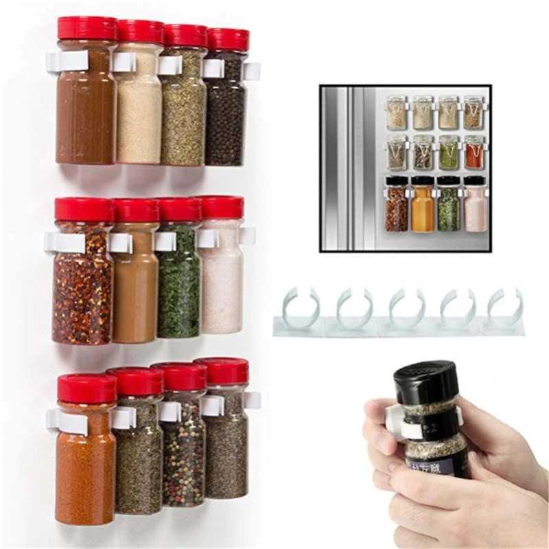 OIMG Rak Gantung Botol Bumbu Dapur Spice Bottle Storage Rack 2 PCS - G56